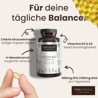 O3-D3-K2 Essentials – Premium Omega-3 mit Vitamin D3 & K2 (240 Kapseln) MHD 01/27