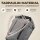 Nordlight Grau, 10 Liter wasserdichte Tasche mit Handyhülle + Roll-Top, Schultergurt | Drybag wasserfester Tasche Beutel Packsack Seesack Wassersack Wetbag | Baden Schwimmen Strand SUP