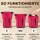 Nordlight Pink, 20 Liter wasserdichte Tasche mit Handyhülle + Roll-Top, Schultergurt | Drybag wasserfester Tasche Beutel Packsack Seesack Wassersack Wetbag | Baden Schwimmen Strand SUP