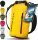 Nordlight Gelb, 30 Liter wasserdichte Tasche mit Handyhülle + Roll-Top, Schultergurt | Drybag wasserfester Tasche Beutel Packsack Seesack Wassersack Wetbag | Baden Schwimmen Strand SUP
