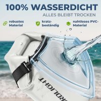 Nordlight Wasserdichter Tasche Dry Bag 5L - Roll Top Tasche KurierTasche weiß