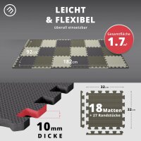 Puzzlematte 18-tlg. camouflage Trio 32x32cm –...