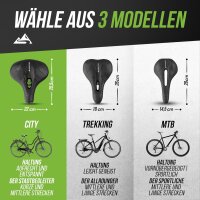MUNATURA Fahrradsattel mit Memory Foam Fahrradsattel...