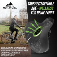 MUNATURA Fahrradsattel mit Memory Foam Fahrradsattel Sattel Trekking