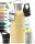 BeMaxx Trinkflasche Edelstahl ACTIVE FLASK Popcorn-creme Bamboo-Verschluss 950ml