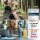 BeMaxx Trinkflasche Edelstahl ACTIVE FLASK Popcorn-creme Bamboo-Verschluss 950ml
