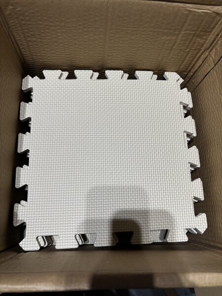 Schaumstoff - Schutz / Puzzlematten C-Ware –  56 Stück FARBE : sand#1