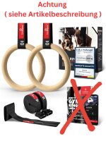 C1 BeMaxx Turnringe Holz Gym Rings + Türanker...