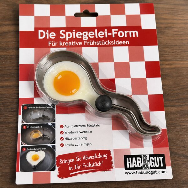 Spiegelei-Form kreativ – Edelstahl Eierform für besondere Frühstücke