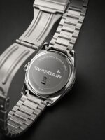 Swissair "Silber Edition" Sammleruhr von The Bradford Exchange – Limitierte Edition mit Zertifikat