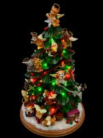 Bradford Exchange Weihnachtsbaum mit Engel-Kätzchen – Limitierte Sammleredition