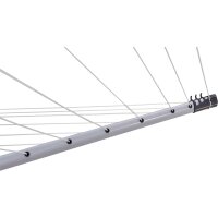 Leifheit LinoPush 500 Wäschespinne – 50 m Trockenlänge inkl. Bodenhülse & Schutzhülle