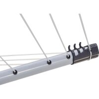 Leifheit LinoPush 500 Wäschespinne – 50 m Trockenlänge inkl. Bodenhülse & Schutzhülle