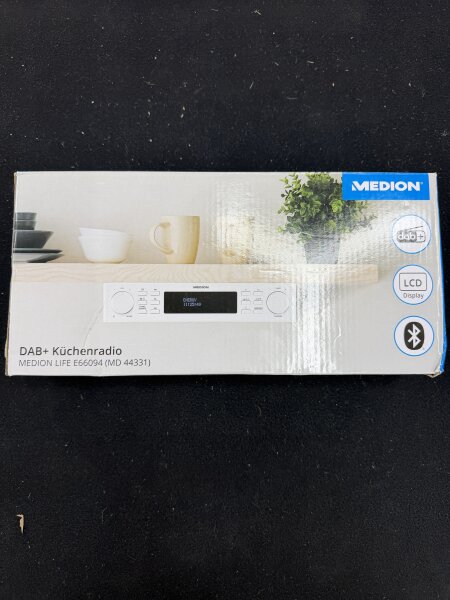 MEDION LIFE E66094 DAB+ Küchenradio – Bluetooth® 5.0, DAB+/UKW, LED-Beleuchtung