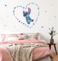 Stitch Let Your Heart be Light - Wandsticker, Wandtattoo,...