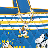Bradford Exchange Disney „Relive The Magic“ Weekender Reisetasche – Gesteppte Disney Charakter-Tasche