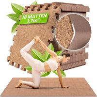 C-Ware Puzzlematte 56 Matten Cork 32x32cm –...