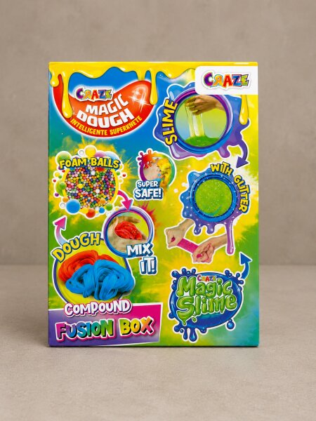 CRAZE Fusion Box – Mega Slime & Knetset mit Glitter und Foam Balls
