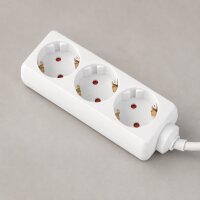 UNITEC Tischsteckdose / Steckdosenleiste 3-fach –...