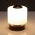 LUMIDA Looks LED-Tischleuchte – Glas-Lampenschirm, 3-fach Touchdimmer