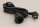 UNITEC Schutzkontakt-Verlängerung 3 m – H05VV-F 3G1,5 mm², Schwarz