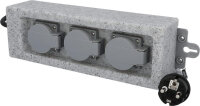 UNITEC Garten-Steckdosenverteiler 3-fach –...