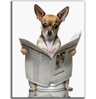 Wandbild – Motiv Chihuahua, HDF-Holzbild, Made in...