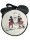 Bradford Exchange Disney Mickey & Minnie Mouse Runde Umhängetasche – Exklusive Sammleredition