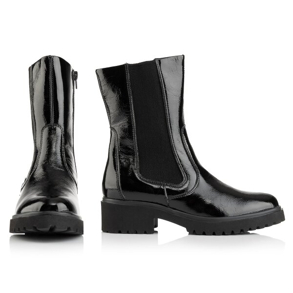 VITAFORM Gr.40 Damen-Stiefel Crashlackleder gefüttert