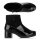 VITAFORM Gr. 38 Damen Stiefelette aus Samtziegenleder  & Lackstretch – Modell Luisa