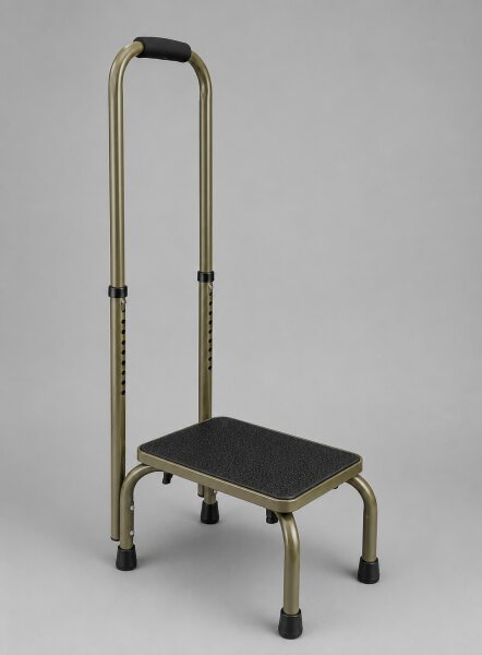 Orbisana Trittstufe mit Haltegriff – Rutschfest & Belastbar bis 150 kg