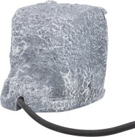 UNITEC Garten-Steckdosenverteiler in Steinoptik – 4 Steckdosen, IP44